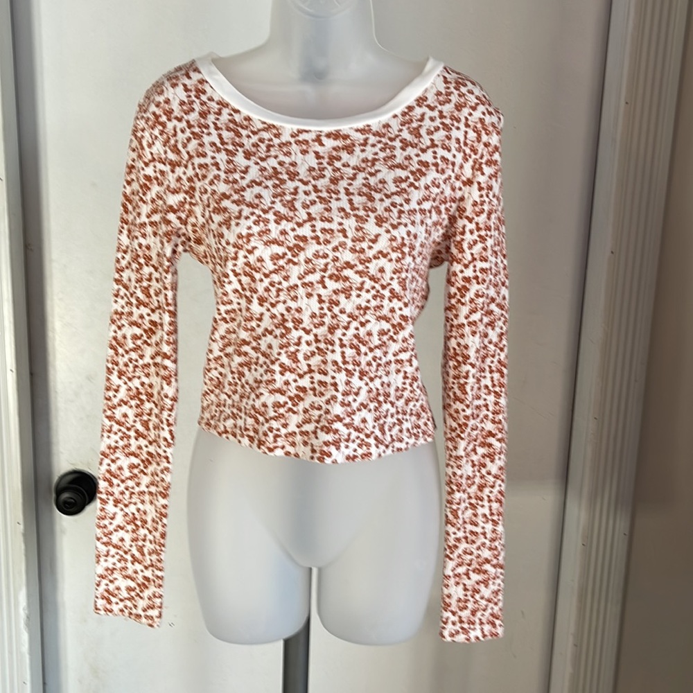 Aeropostale Long Sleeve Crop Top